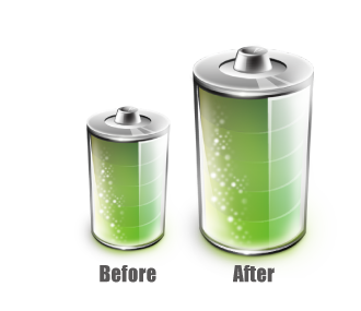 ls475w+  vysoko ucinna 900mAh bateria