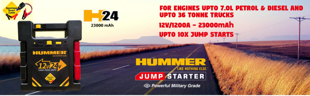 powerful autostarter Hummer H24 for 7 liter petrol/6 liter diesel engines