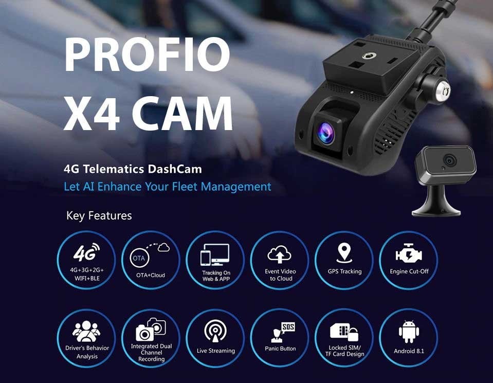 cloud 4g lte kamera do auta profio x4