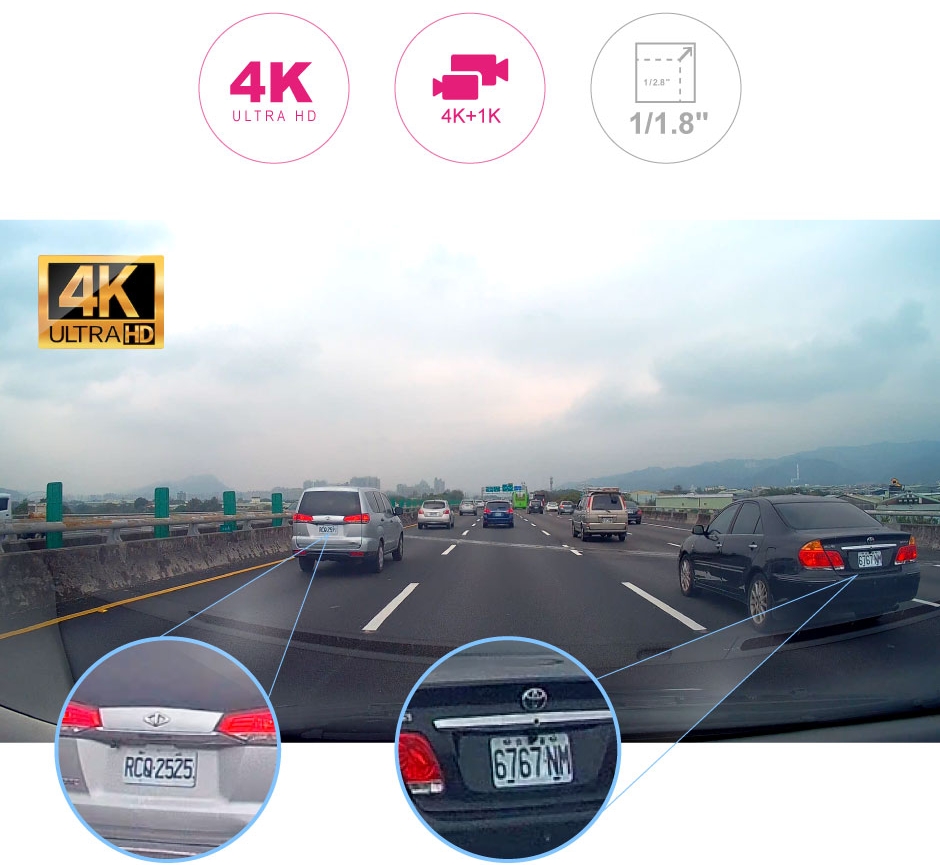4K + 1K rozlíšenie záznamu z kamery DOD 980D