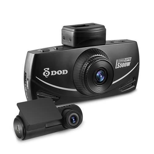 DOD LS500W Dual 1080P FULL HD autokamera s GPS